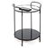 Table D'appoint Design "acier Laqué" 50cm Noir