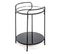 Table D'appoint Design "acier Laqué" 50cm Noir