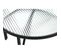 Table D'appoint Ronde Design "ondulé" 50cm Noir