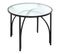 Table D'appoint Ronde Design "ondulé" 50cm Noir