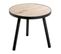 Table D'appoint "miranda" 40cm Chêne et Noir