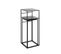 Lot De 2 Tables D'appoint Design "mino" 85cm Noir