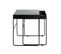 Lot De 2 Tables D'appoint Design "lirola" 54cm Noir