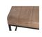 Tabouret Design En Cuir "rida" 60cm Marron et Noir