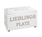 Coffre De Rangement "lieblings Platz" 65cm Blanc