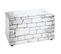 Coffre De Rangement Vintage "mur" 65cm Blanc