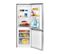 Réfrigérateur Congélateur 175L Inox avec Régulation de Température Sans Palier