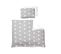 Parure De Lit Bébé Little Stars Gris/blanc - 100x135