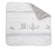 Couverture Douillette "sternenzauber" – 80 X 80 Cm – Gris Clair/blanc