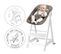 Chaise Haute Évolutive "Born Up" + Transat "Little Stars" - Blanc/Gris