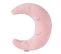 Coussin Décoratif Demi-lune Rose Pour Chambre D'enfant