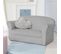 Canapé Enfant "Lil Sofa" Avec Accoudoirs - Rembourré De Velours Gris