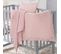 Parure De Berceau En Coton Bio - Housse De Couette + Taie + Drap Et Couverture - Rose - Lil Planet