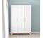 Armoire "Clara" 3 Portes - Blanc