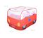 Tente De Jeu Pour Enfant Peppa Pig - Tente Pop Up En Forme De Voiture - Rouge - Blanc