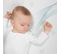 Matelas Enfant Roulé 90 X 200 Déhoussable - Mousse Respirante Et Équilibrée - Blanc - Safe Asleep