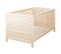 Lit Bébé Évolutif 70x140 cm Easy Sleep - Coins de Transformation Inclus - Bois Naturel