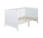 Lit Bébé Évolutif 70x140 cm Easy Sleep - Coins de Transformation Inclus - Bois Blanc