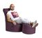 Fauteuil Design Swing Aubergine