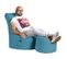 Fauteuil Design Swing Bleu Petrole