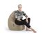 Pouf Poire Brava XL Beige