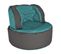 Fauteuil Bebop Bleu Petrole