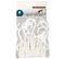 Lot De 5 Crochets Pinces Tecno