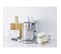 Cafetiere Expresso Espresa -  1350w - 15 Bars - 1,1l - Chauffe Rapide (40 Sec.) Inox Brossé/noir