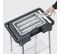 Barbecue Sur Pieds - 2500w - Style Evo S - 0° À 350° En 10mn - Pare-vent - Noir - Pg8124