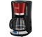 Cafetière Filtre Programmable 15 Tasses 1100w Rouge - 24031-56