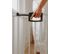 Barrière De Porte à Pression Easylock Plus Métal  160,5 Cm - 168,5 Cm Blanc