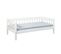 Lit Banquette Sintro 90x200 Cm Bois Massif Vernis Blanc