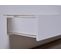 Lit Double Multi-rangements RANYA 140x200cm 2 Tables chevet encastrables 6 tiroirs Décor Blanc