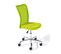 Chaise De Bureau Avec Roulettes BONNIE Vert Mesh Tissu Respirant