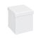 Pouf avec Coffre de rangement SETTI Blanc