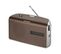 Radio Portable Analogique Silver - Music60silver