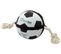 Ballon Avec Corde Pour Chien - Noir/blanc - Diamètre 22 Cm