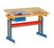 Bureau Enfant Flexi, En Pin Massif, Réglable En Hauteur Et Plateau Inclinable, Lasuré Multicolore