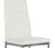 Lot De 4 Chaises Nathalie, En Synthétique Blanc