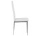 Lot De 4 Chaises Nathalie, En Synthétique Blanc