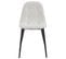 Lot De 4 Chaises Alvaro, En Synthétique Blanc