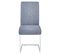 Lot De 4 Chaises Leticia En Tissu Gris