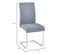 Lot De 4 Chaises Leticia En Tissu Gris