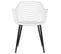 Lot De 4 Chaises Lucia, En Plastique Blanc