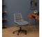 Chaise De Bureau Talia, En Tissu Gris Foncé