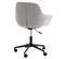 Fauteuil De Bureau Yankee, En Tissu Gris