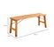 Banc Pliable Semnoz En Acajou Finition Naturelle