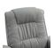 Fauteuil De Relaxation Avec Repose-pieds Charly, En Tissu Gris Et Pieds Noir