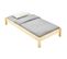 Lit Futon Taifun, 90 X 190 Cm, En Pin Massif Finition Vernis Naturel