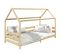 Lit Cabane Fina 90 X 200 Cm, En Pin Massif Naturel